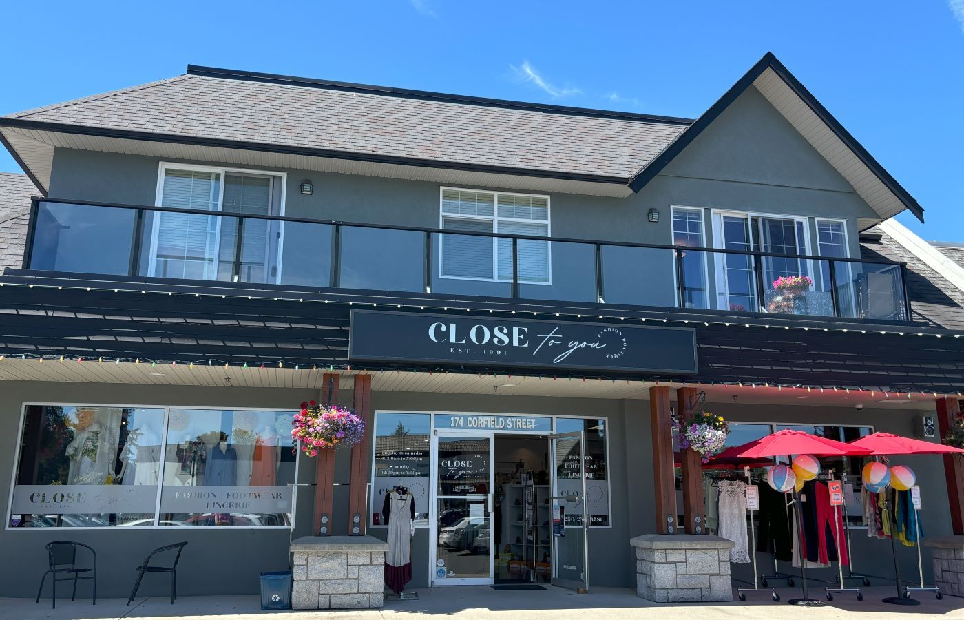 Picture of the outside of the Close to you store.