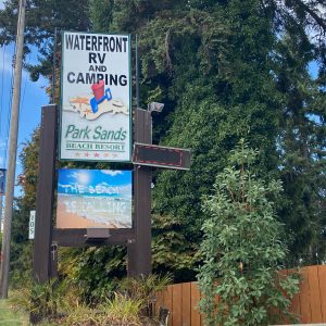 parks sands sign