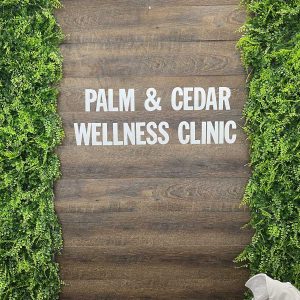 palm and cedar