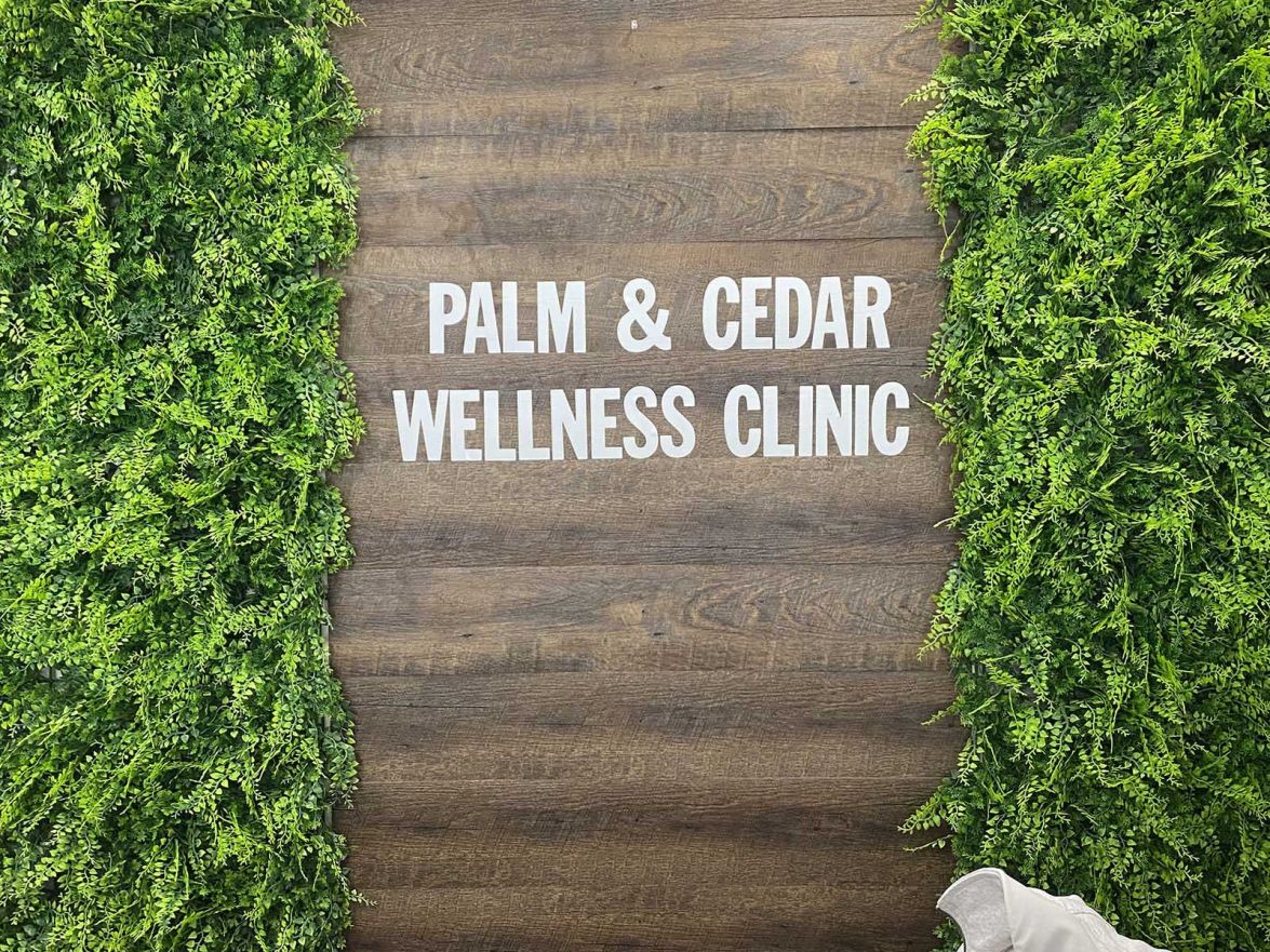 palm and cedar